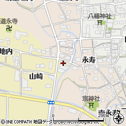 京都府南丹市八木町観音寺山崎周辺の地図