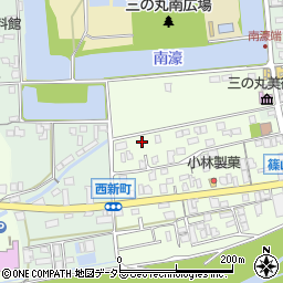 兵庫県丹波篠山市南新町346周辺の地図