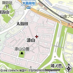 愛知県名古屋市緑区漆山207-2周辺の地図