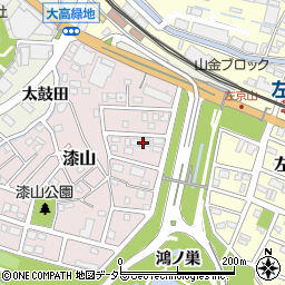 愛知県名古屋市緑区漆山405周辺の地図