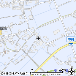 兵庫県神崎郡神河町中村758-1周辺の地図