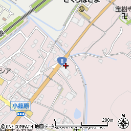 滋賀県野洲市小篠原308周辺の地図