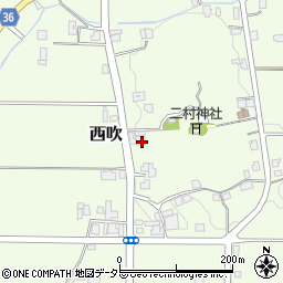 兵庫県丹波篠山市西吹343周辺の地図