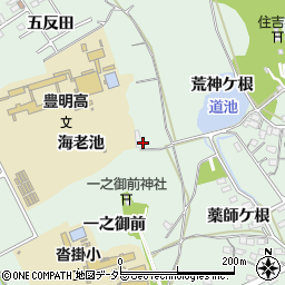 愛知県豊明市沓掛町荒神ケ根周辺の地図