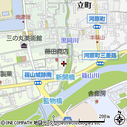 兵庫県丹波篠山市南新町155周辺の地図
