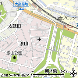 愛知県名古屋市緑区漆山404周辺の地図