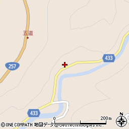 愛知県北設楽郡設楽町清崎川元周辺の地図