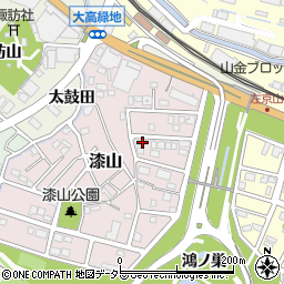 愛知県名古屋市緑区漆山401周辺の地図