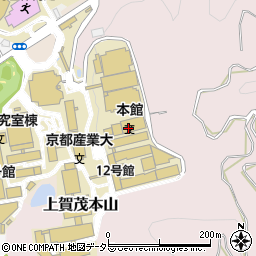 京都産業大学周辺の地図