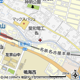 愛知県名古屋市緑区四本木595周辺の地図