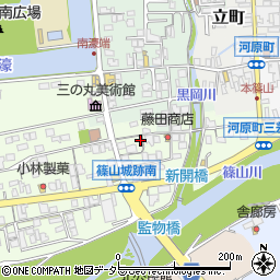 兵庫県丹波篠山市南新町92周辺の地図