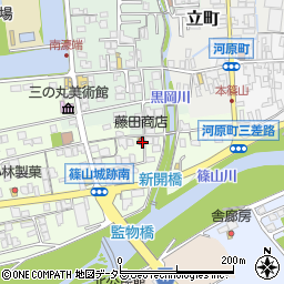 兵庫県丹波篠山市南新町98周辺の地図
