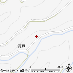 愛知県北設楽郡東栄町中設楽水タレ周辺の地図