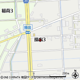 愛知県弥富市操出3丁目周辺の地図