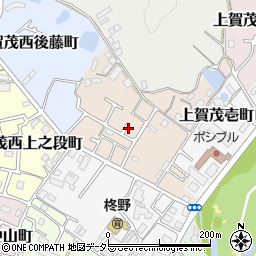 京都府京都市北区上賀茂東後藤町周辺の地図