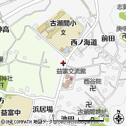 愛知県豊田市志賀町後山周辺の地図