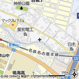 愛知県名古屋市緑区四本木578周辺の地図