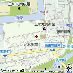 兵庫県丹波篠山市南新町29周辺の地図