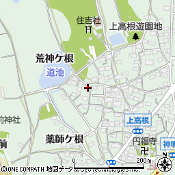 愛知県豊明市沓掛町上高根50周辺の地図