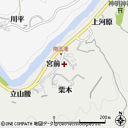 愛知県豊田市王滝町荷苗ケ入周辺の地図