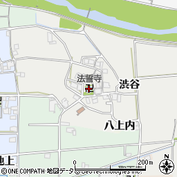 法誓寺周辺の地図