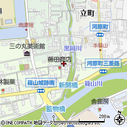 兵庫県丹波篠山市南新町100周辺の地図