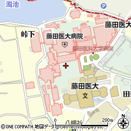 藤田医科大学病院内簡易郵便局周辺の地図