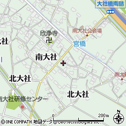 三重県員弁郡東員町南大社898周辺の地図