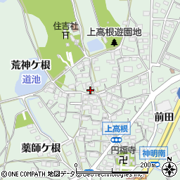愛知県豊明市沓掛町上高根42周辺の地図
