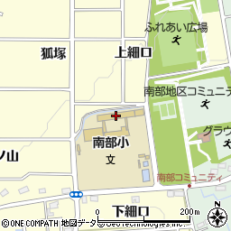 愛知県みよし市明知町上細口周辺の地図
