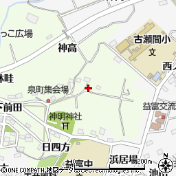 愛知県豊田市泉町神高61周辺の地図