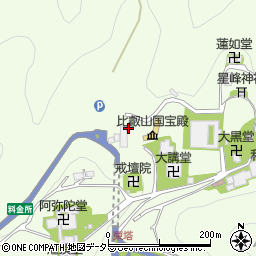 比叡茶寮周辺の地図