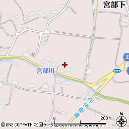 岡山県津山市宮部下876周辺の地図