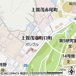 京都府京都市北区上賀茂壱町口町周辺の地図