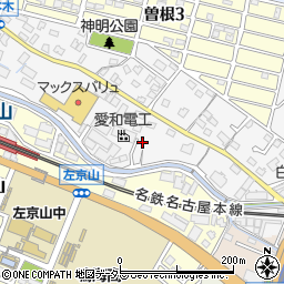 愛知県名古屋市緑区四本木591周辺の地図