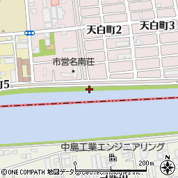 愛知県名古屋市南区鳴尾町（流作）周辺の地図