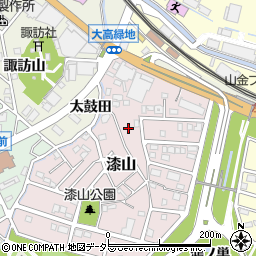 愛知県名古屋市緑区漆山227周辺の地図