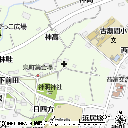 愛知県豊田市泉町神高64周辺の地図