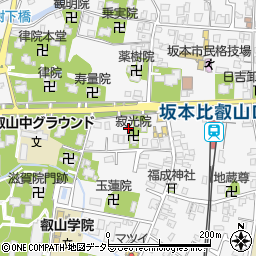 滋賀県大津市坂本4丁目11周辺の地図