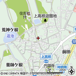 愛知県豊明市沓掛町上高根41周辺の地図