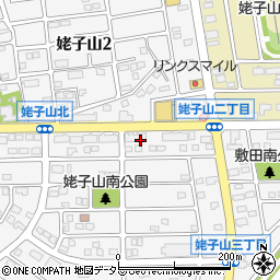 愛知県名古屋市緑区姥子山周辺の地図