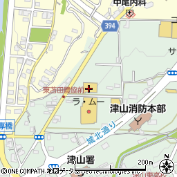 ダイソーラムー津山店周辺の地図