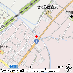 滋賀県野洲市小篠原287周辺の地図