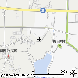 兵庫県丹波篠山市網掛周辺の地図