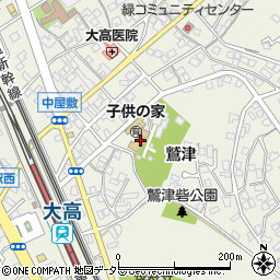 愛知県名古屋市緑区大高町鷲津周辺の地図