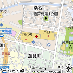 デューポイント桑名東店周辺の地図