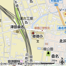 桑名市立　光風幼稚園周辺の地図