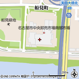 名古屋市中央卸売市場　南部市場周辺の地図