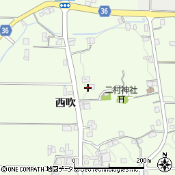 兵庫県丹波篠山市西吹253周辺の地図