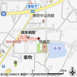 兵庫県丹波篠山市東吹1021-3周辺の地図